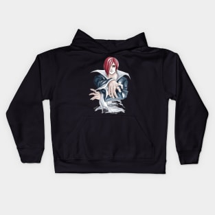 iori- king of fighter Kids Hoodie